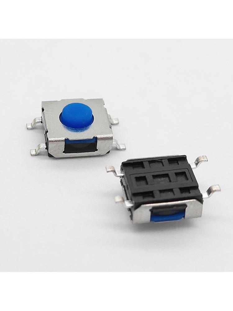 6.2x6.2x3.1mm 硅胶蓝头防水 四脚贴片